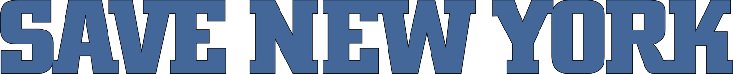 Save New York logo for Commodore 64